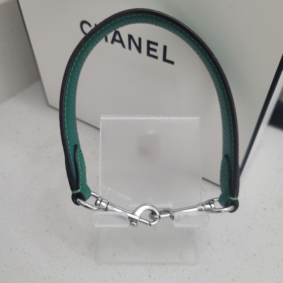 Coach Green Leather Strap New - Picture 1 of 6